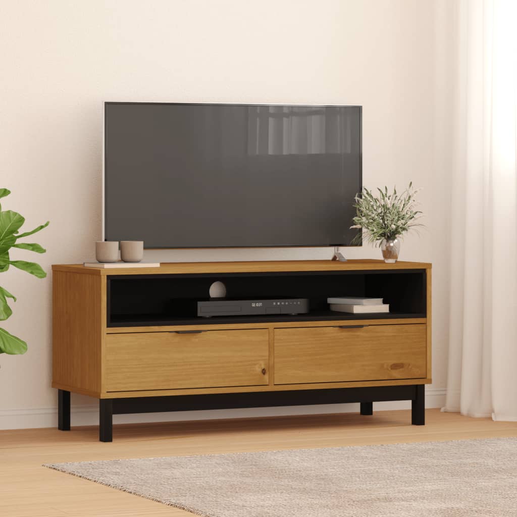 TV ormarić FLAM 110 x 40 x 50 cm od masivne borovine