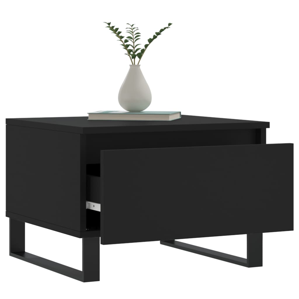 Stolići za kavu 2 kom crni 50 x 46 x 35 cm konstruirano drvo