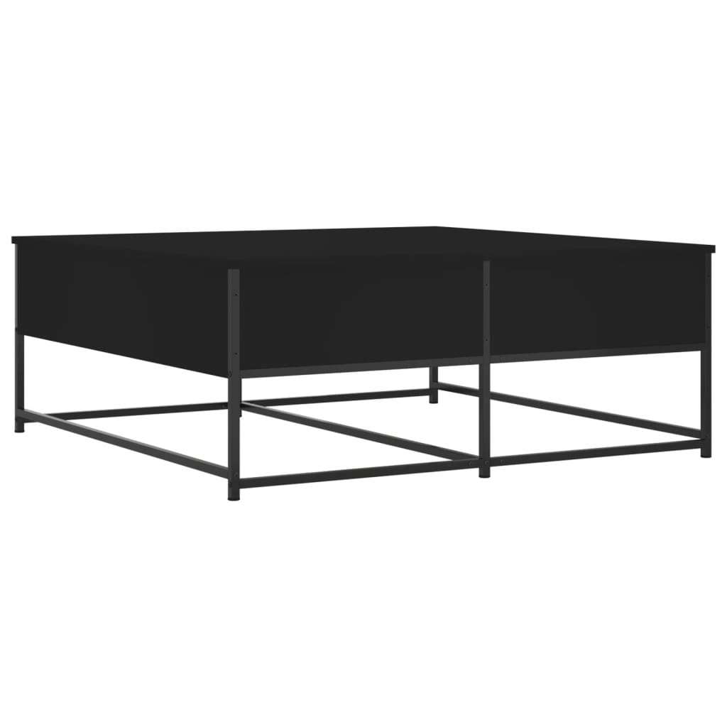 Stolić za kavu crni 100x99x40 cm od konstruiranog drva