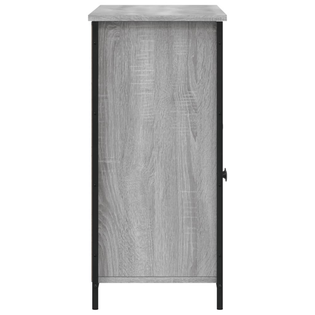 Komoda sivog hrasta sonome 100x35x75 cm od konstruiranog drva