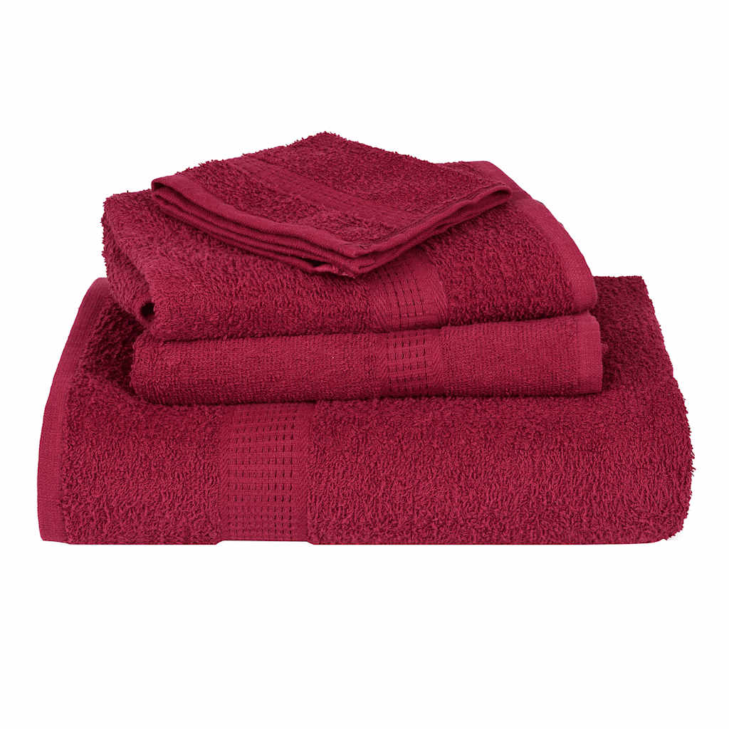Ručnici za pranje FROGN 4 kom. Bordo 30x30 cm 360 g/m²