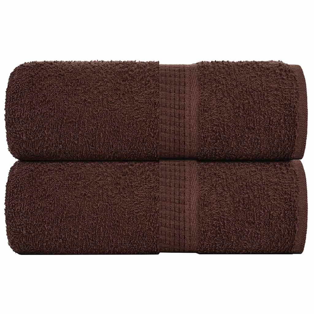 Ručnici za pranje ŽABA 2 kom. Smeđe 30x30 cm 360 g/m²
