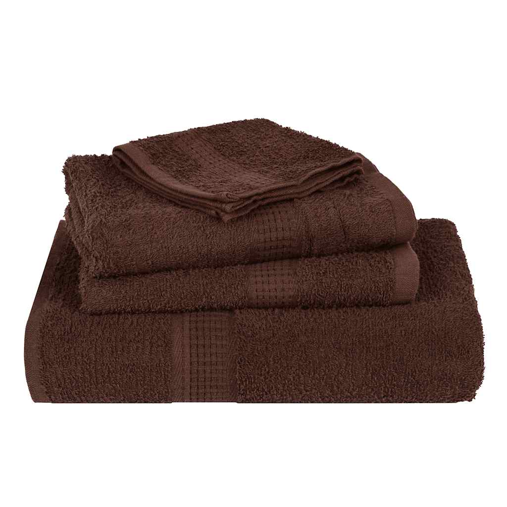 Ručnici za goste FROGN 4 kom. Smeđi 30x50 cm 360 g/m²