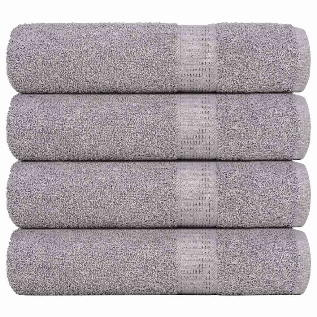 Ručnici za ruke FROGN 4 kom. sivi 50x100 cm 360 g/m²