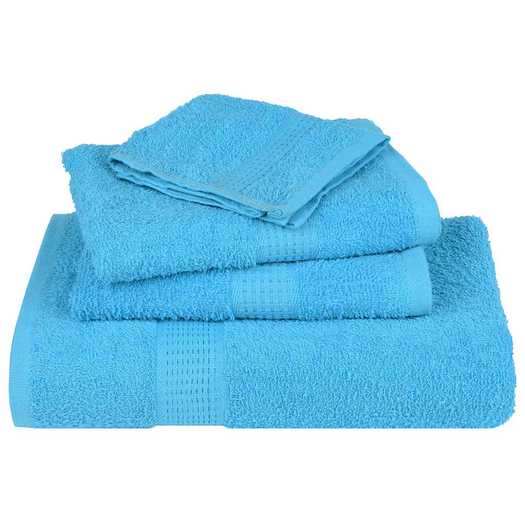 Ručnici za pranje ŽABA 2 kom. tirkizne 30x30 cm 360 g/m²