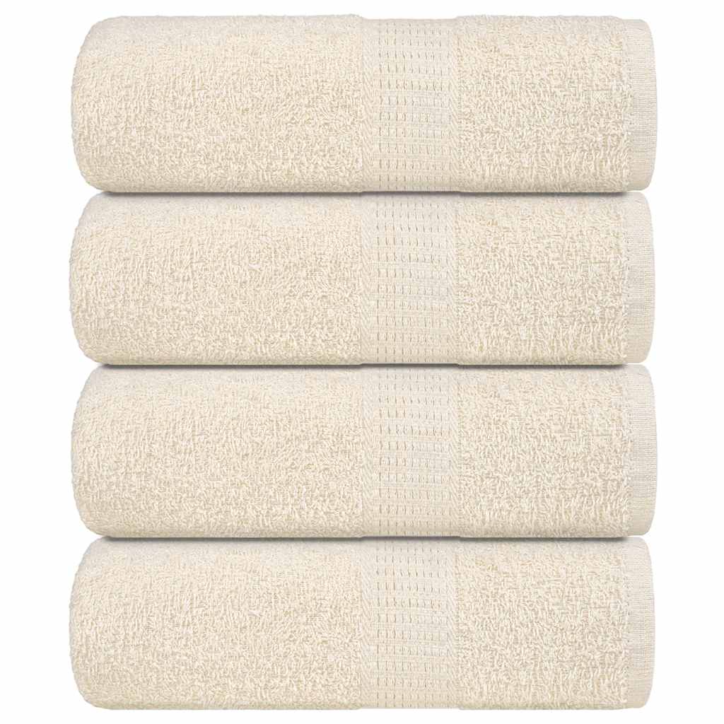 Ručnici za pranje FROGN 4 kom. krem 30x30 cm 360 g/m²