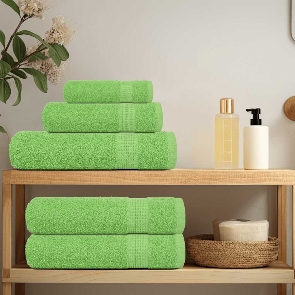 Ručnici za pranje FROGN 2 kom. Zelene boje jabuke 30x30 cm 360 g/m²