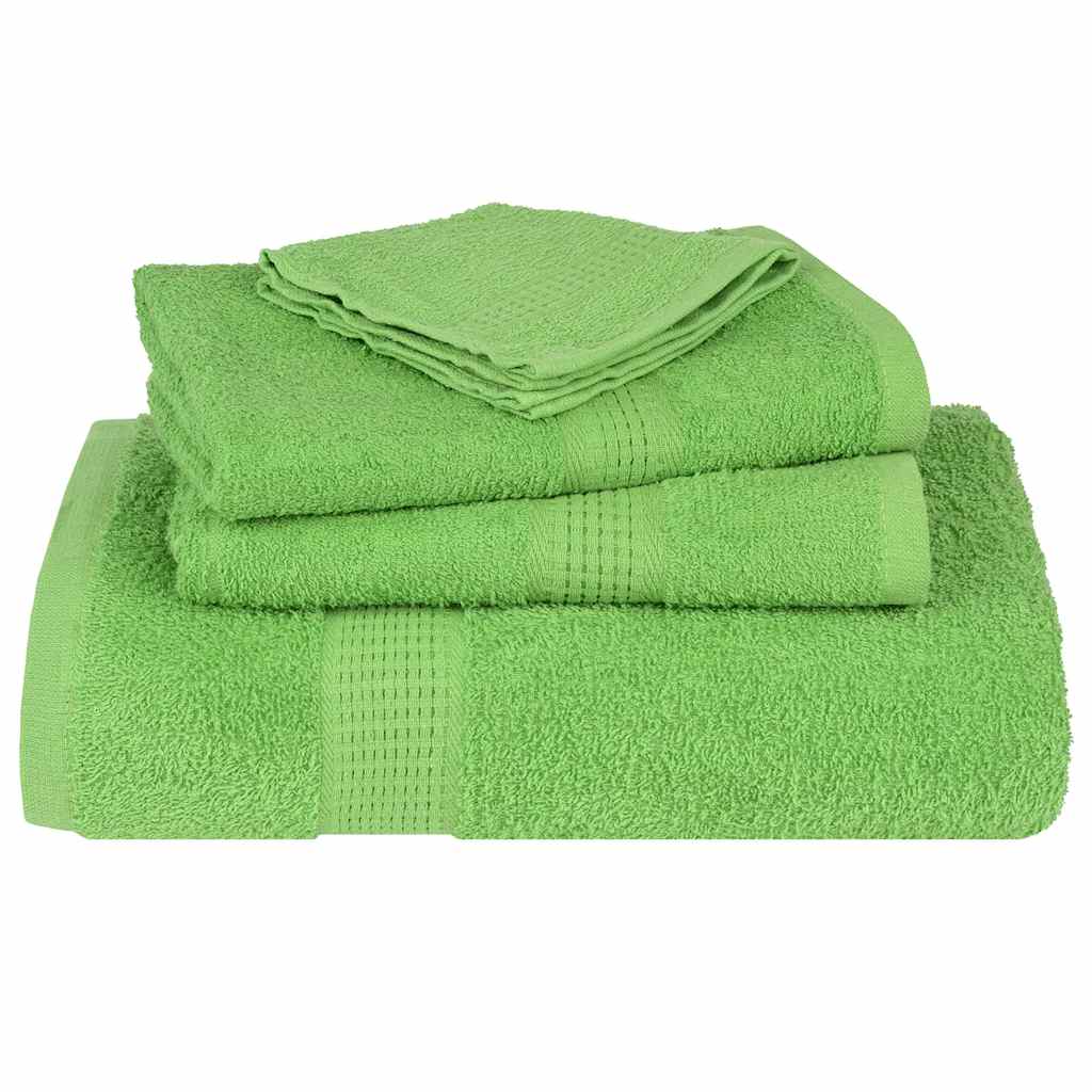 Ručnici za goste FROGN 10 kom. Zelene boje jabuke 30x50 cm 360 g/m²