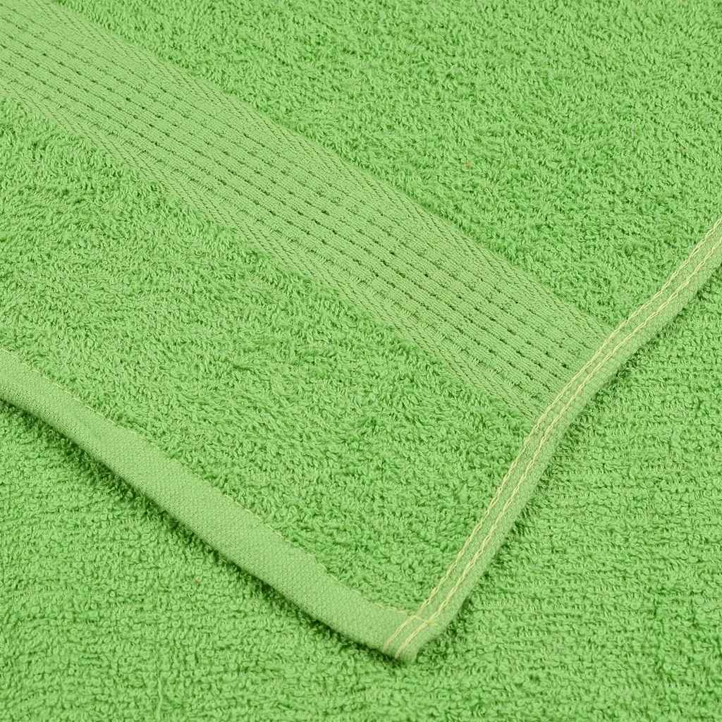 Ručnici za ruke FROGN 4 kom. Zelene boje jabuke 50x100 cm 360 g/m²