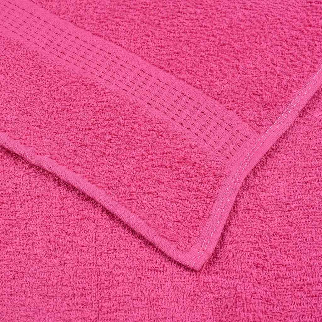 Ručnici za pranje ŽABA 10 kom. Roze 30x30 cm 360 g/m²