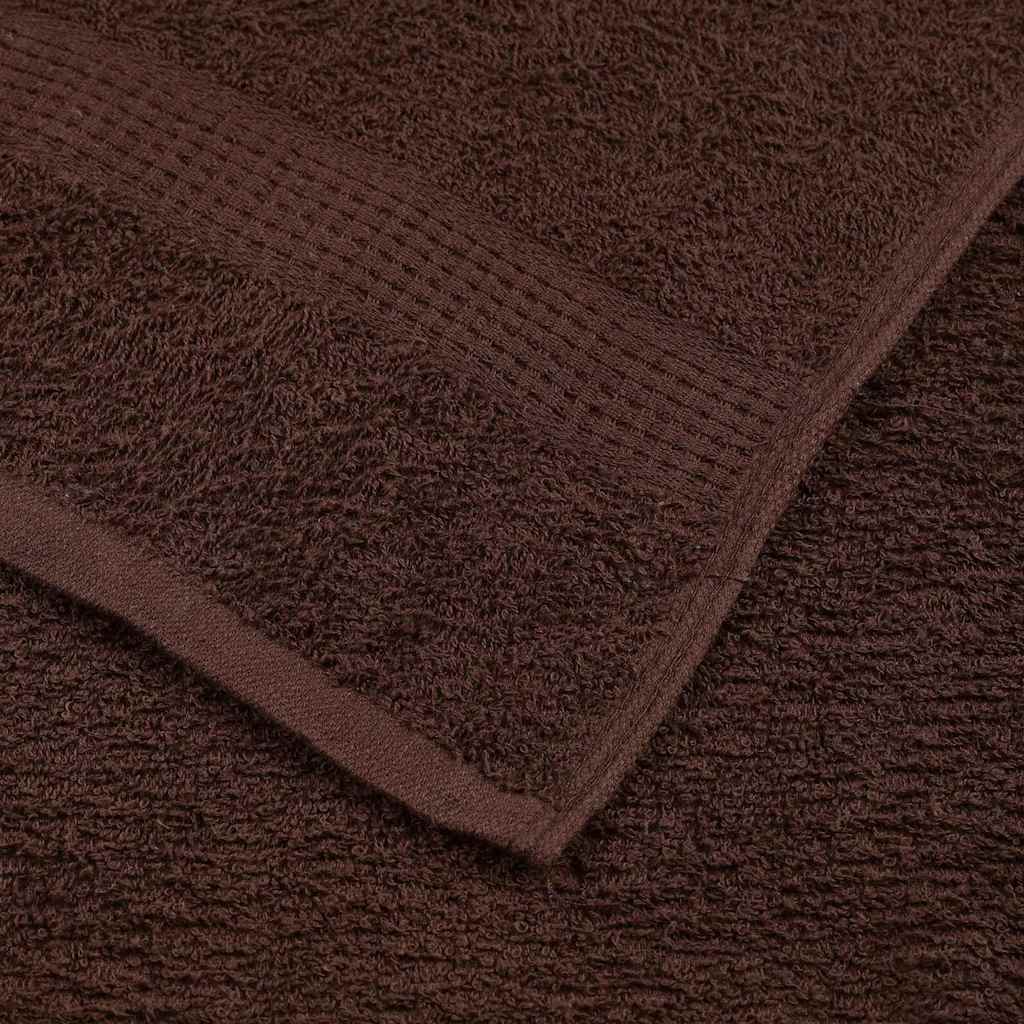Set ručnika od 8 dijelova FROGN smeđi 360 g/m²