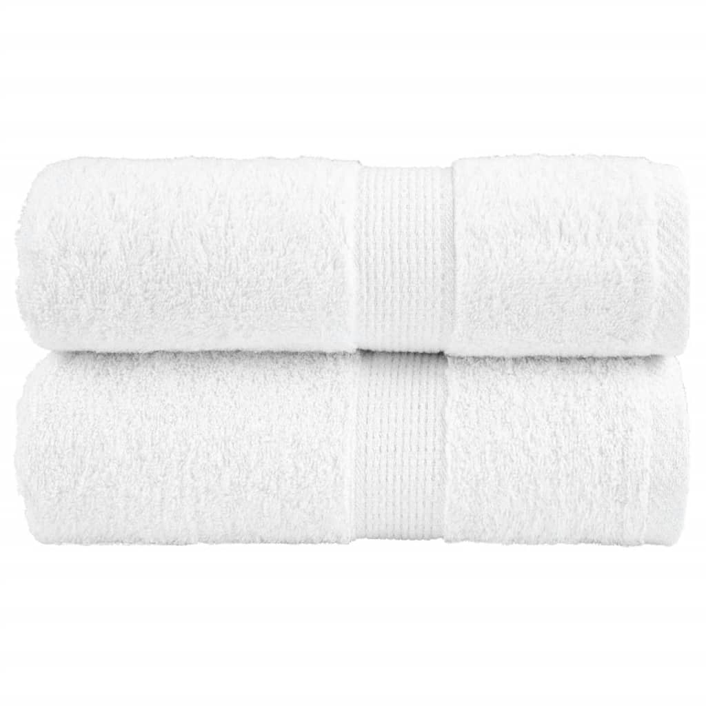 Premium ručnici za pranje SOLUND 2 kom. Bijeli 30x30 cm 600 g/m²