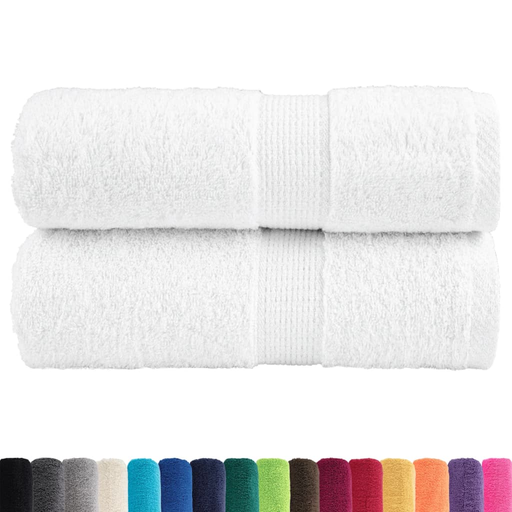 Premium ručnici za pranje SOLUND 2 kom. Bijeli 30x30 cm 600 g/m²