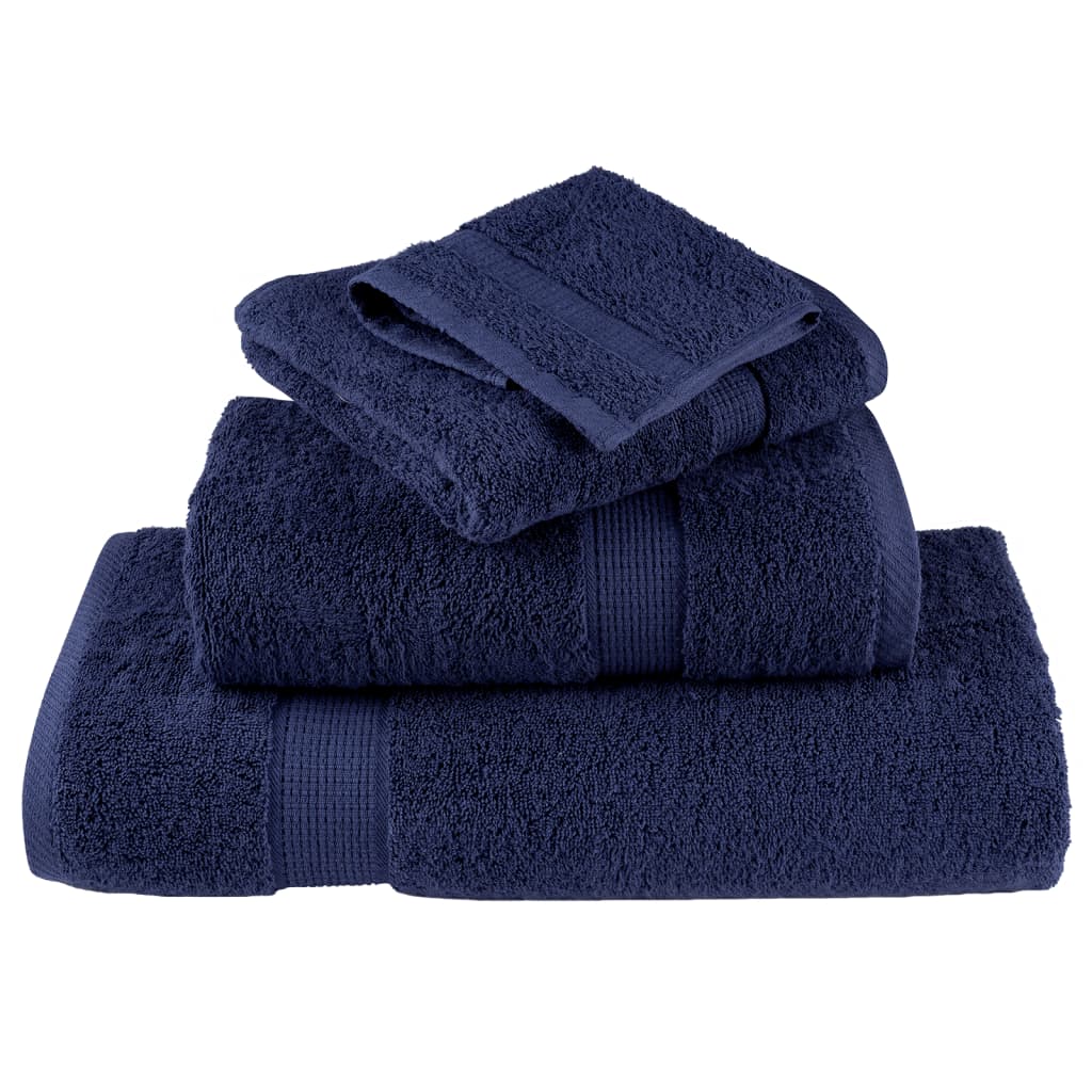 Premium ručnici za pranje SOLUND 2 kom. tamnoplave 30x30 cm 600 g/m²