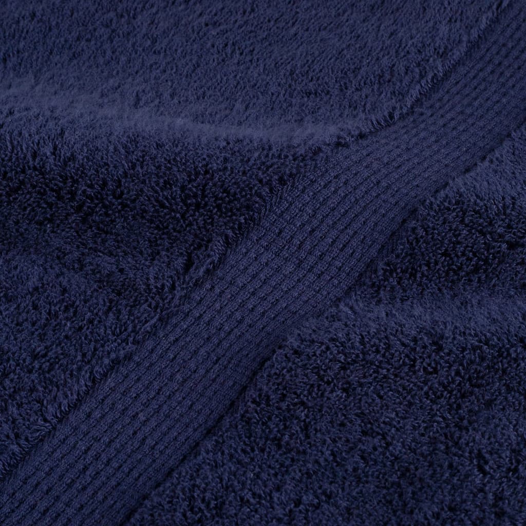 Premium ručnici za pranje SOLUND 4 kom. tamnoplave 30x30 cm 600 g/m²