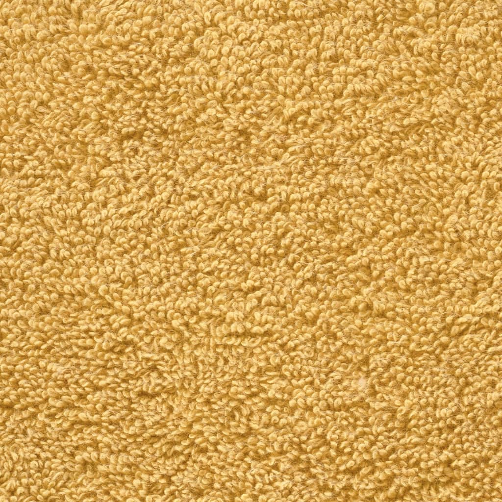 Premium ručnici za pranje SOLUND 4 kom zlatne boje 30x30 cm 600 g/m²