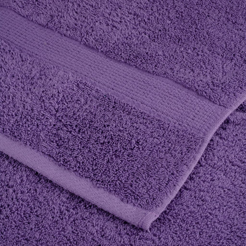 Premium ručnici za pranje SOLUND 2 kom. ljubičaste 30x30 cm 600 g/m²