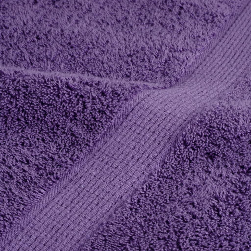 Premium ručnici za pranje SOLUND 2 kom. ljubičaste 30x30 cm 600 g/m²