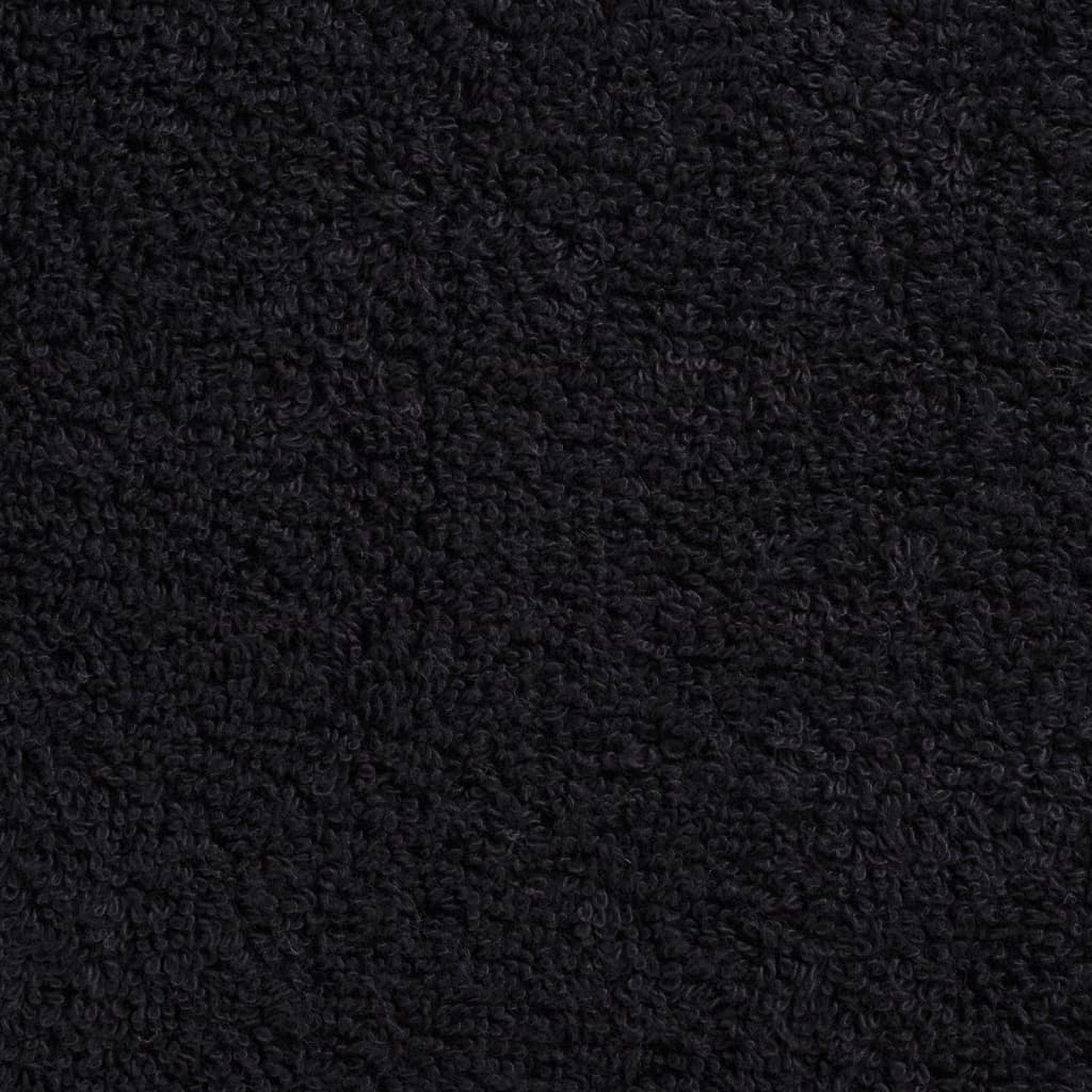 Premium ručnici za tuširanje SOLUND 2 kom. crni 70x140 cm 600 g/m²