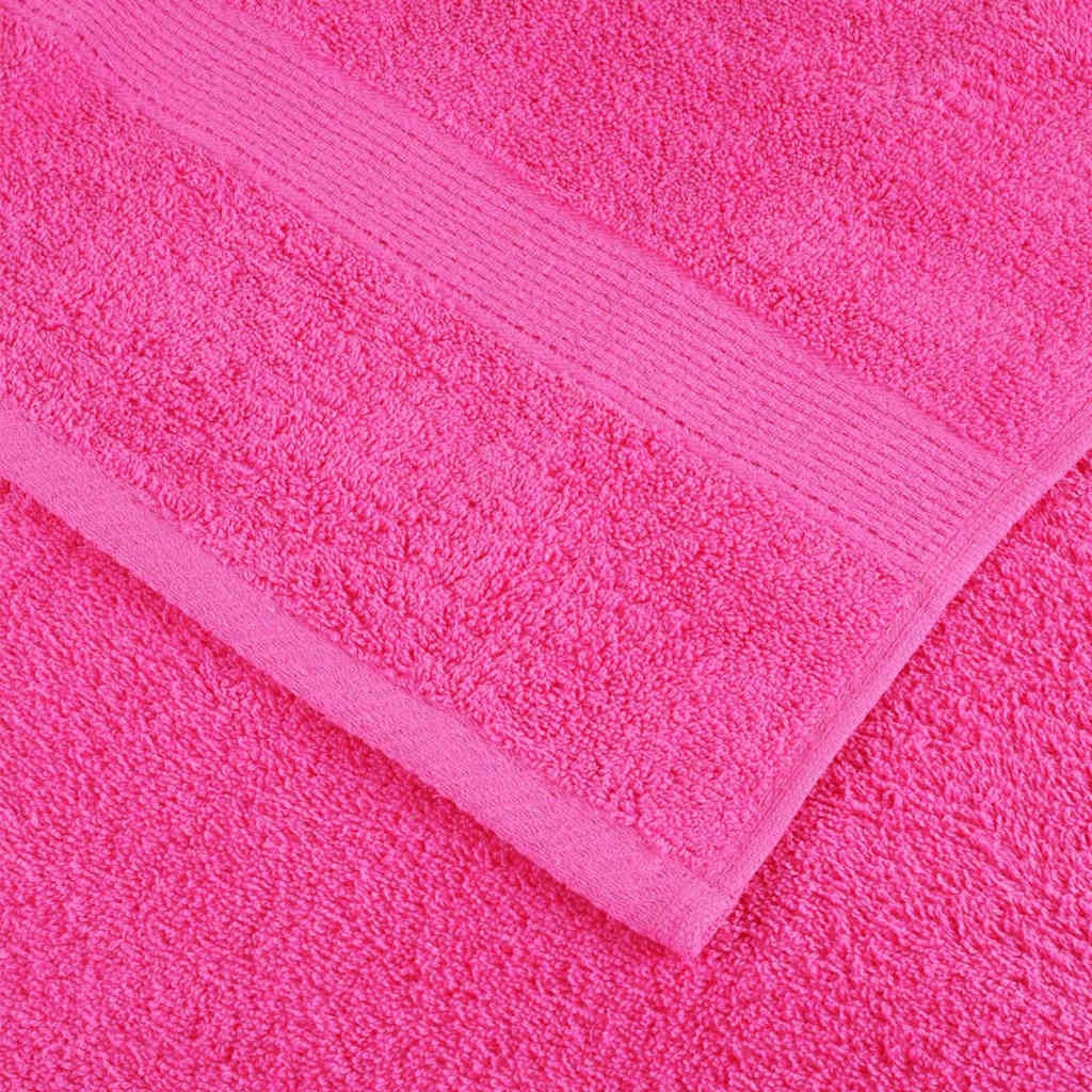 Ručnik za Goste SOLUND 4 pcs Ružičasta 15 x 21 cm 550 gsm