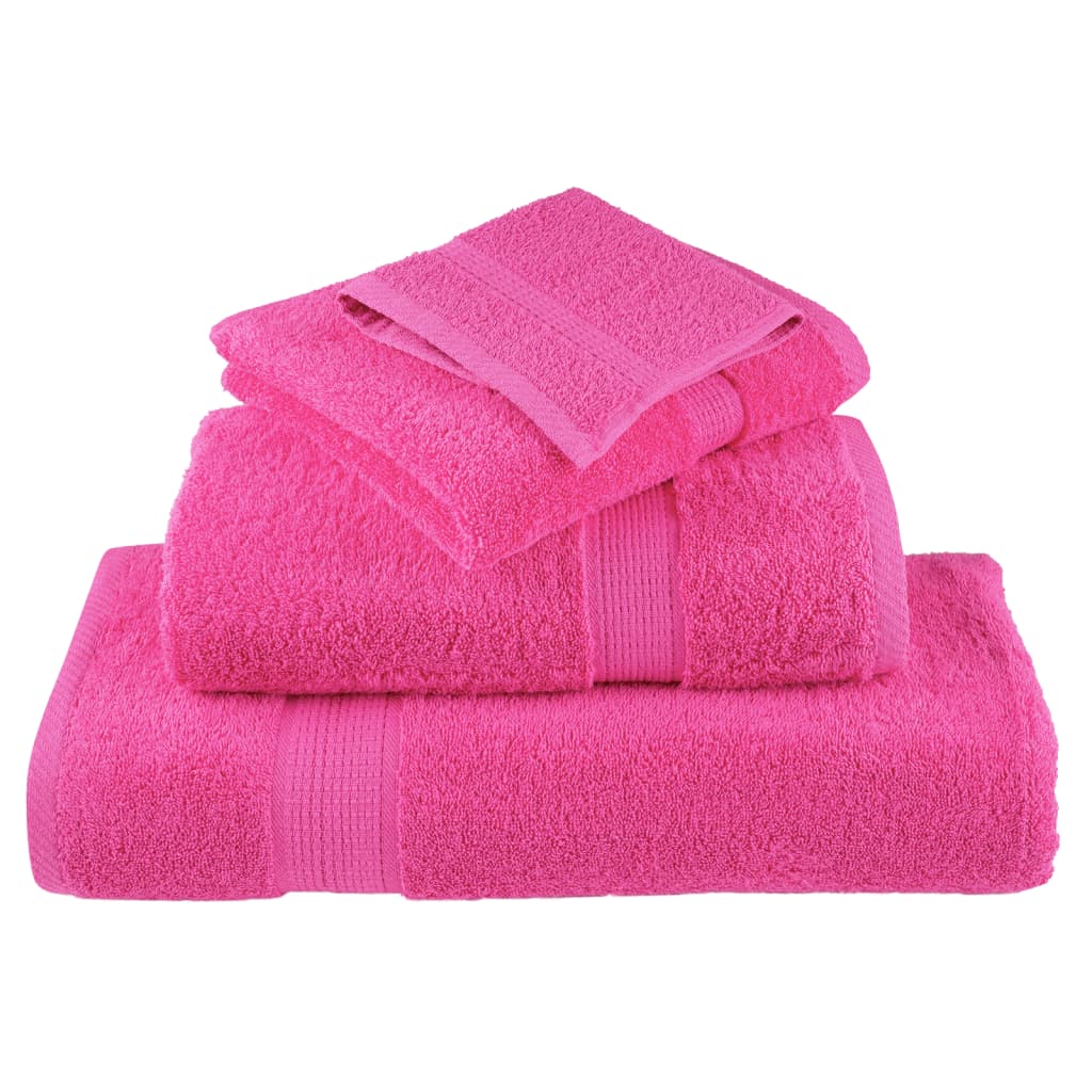 Premium ručnici za pranje SOLUND 2 kom. ružičaste 30x30 cm 600 g/m²