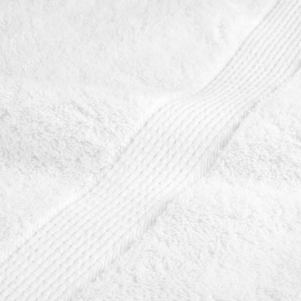 8-dijelni vrhunski set ručnika SOLUND bijeli 600 gsm