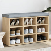 Klupa za cipele Sonoma hrast 82x32x50 cm Konstruirano drvo