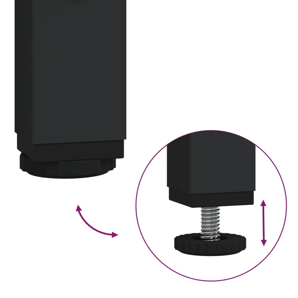 Konzolni stol s policama boja smeđeg hrasta 75x30x75 cm drveni
