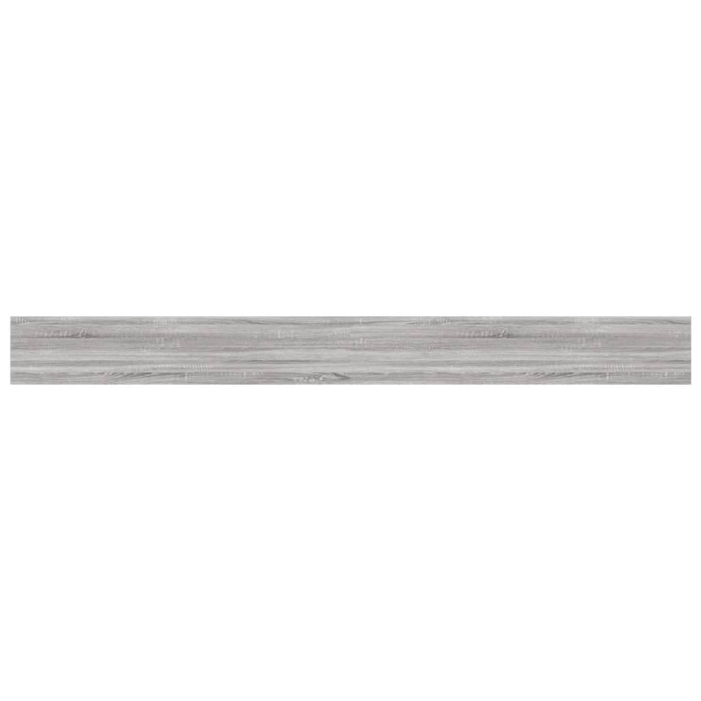 Zidne police 4 kom boja hrasta 100x10x1,5 cm konstruirano drvo