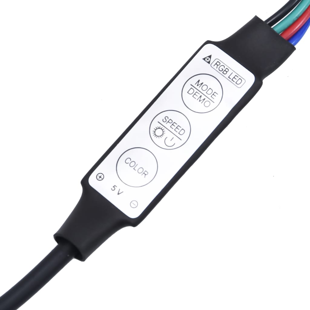 Okvir za krevet s uzglavljem i LED bijeli 135x190 cm