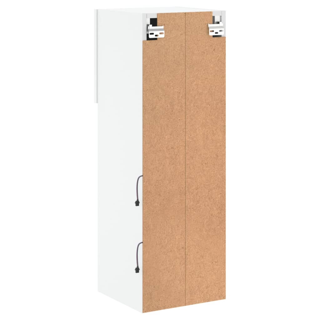 TV ormarići s LED svjetlima 2 kom bijeli 30,5 x 30 x 90 cm