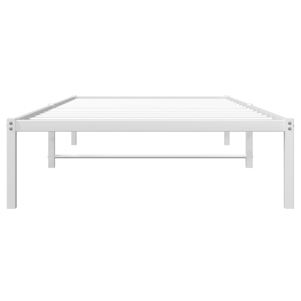 Metalni okvir za krevet bijeli 100x190 cm