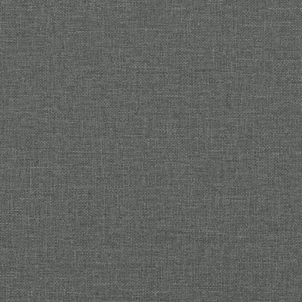 Krevet s madracem Hvar tamnosivi 140x190 cm od tkanine