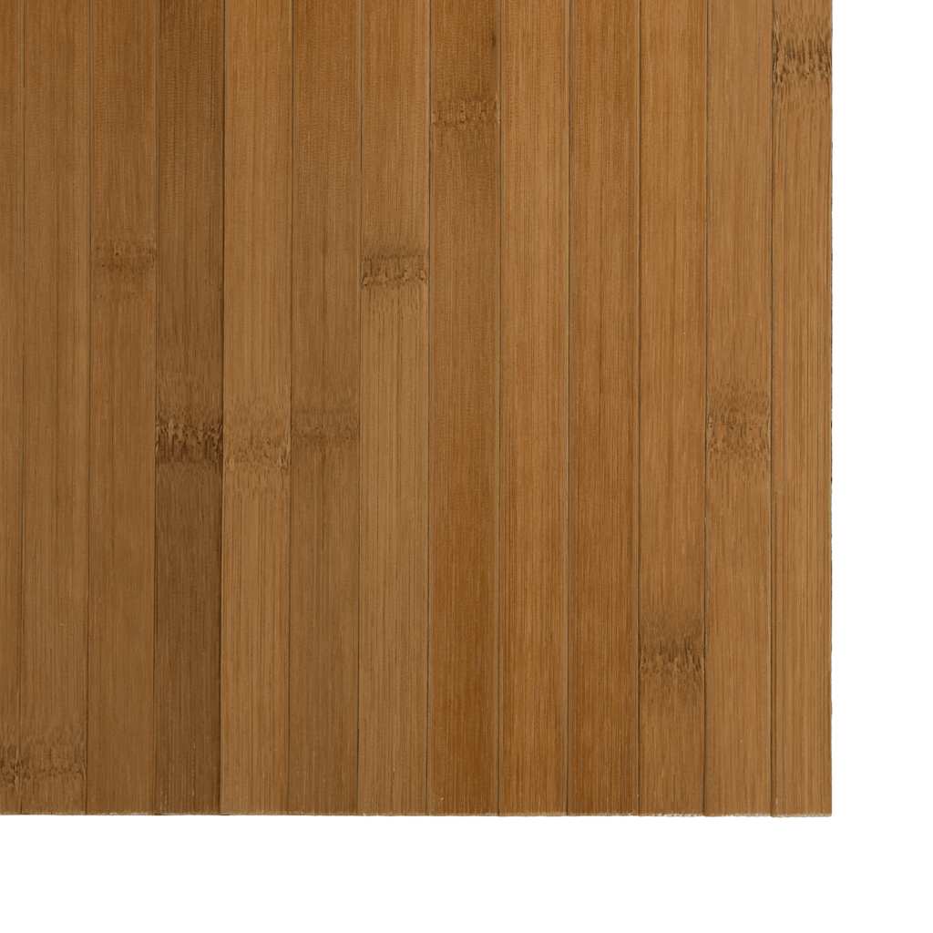 Tepih pravokutni smeđi 70 x 200 cm od bambusa