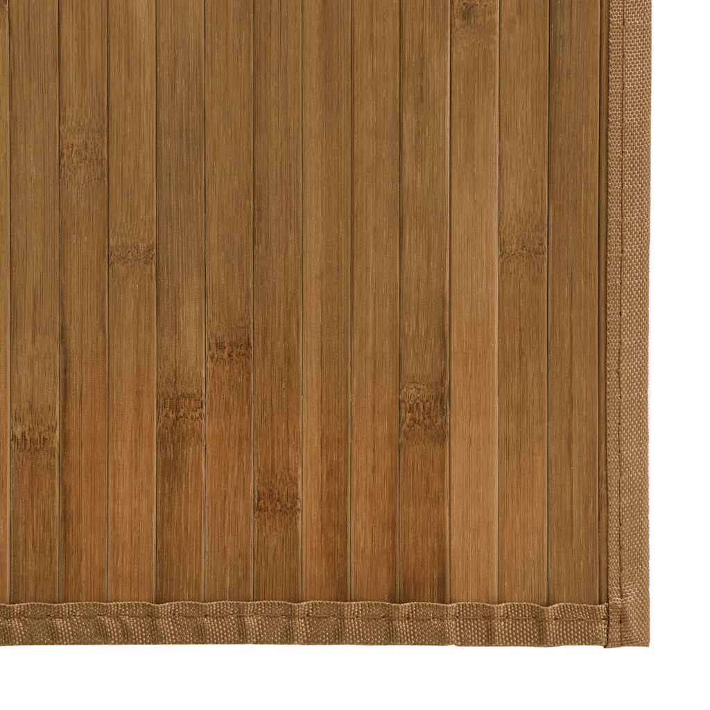 Tepih pravokutni smeđi 60 x 300 cm od bambusa