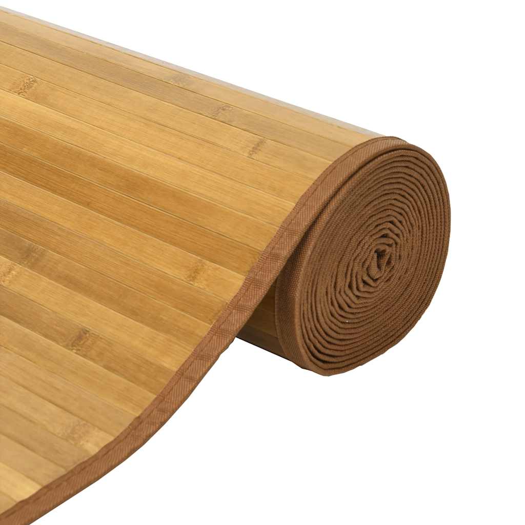 Tepih Kvadratni Prirodni 100x100 cm Bambus
