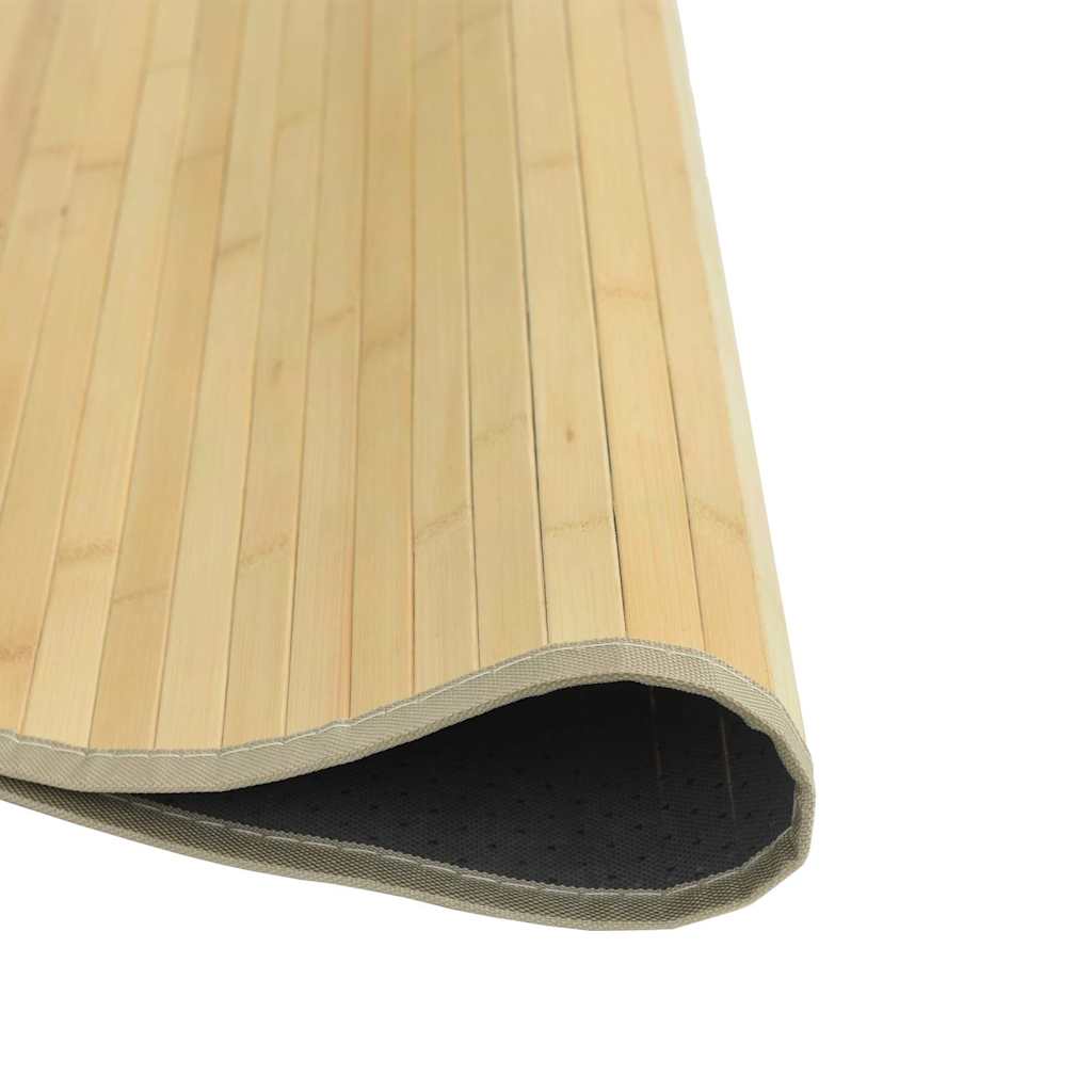 Okrugli tepih svijetlo-prirodni 60 cm bambus