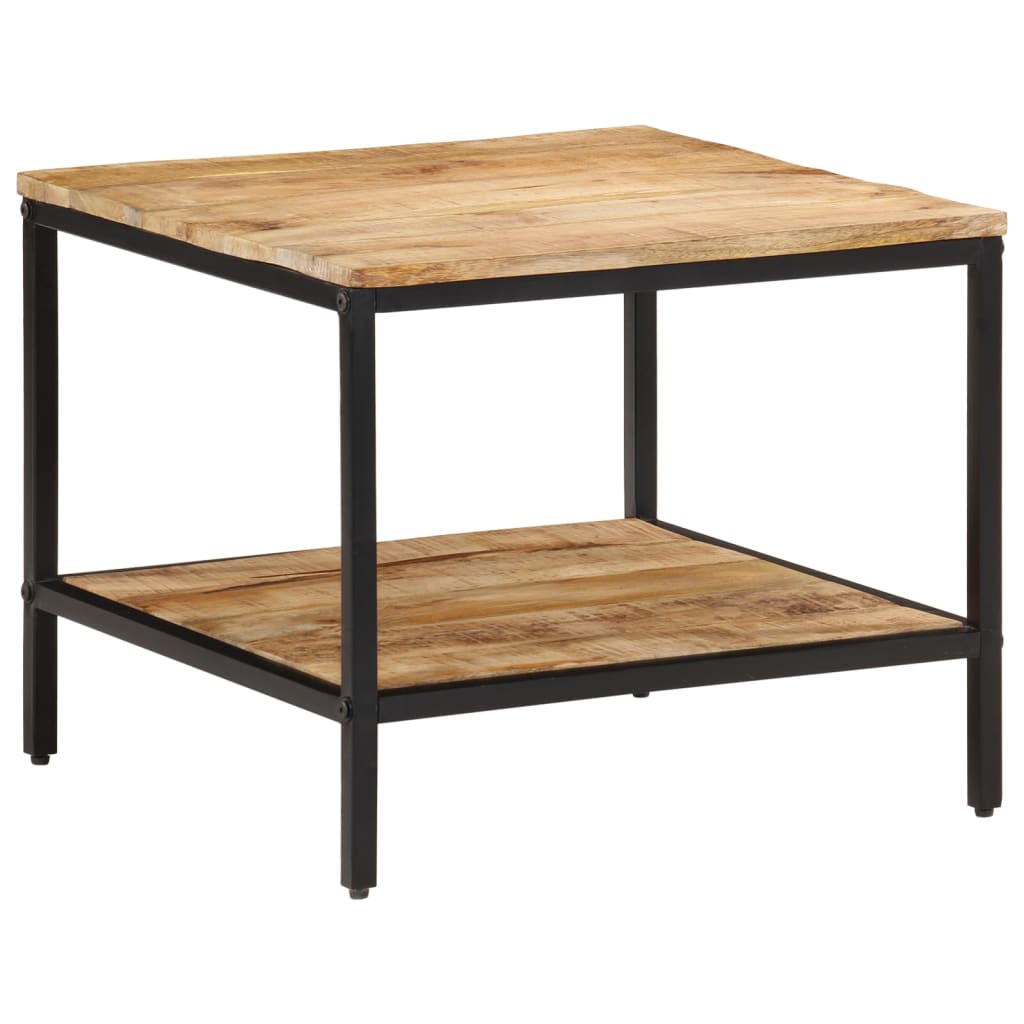Stolić za kavu 55 x 55 x 45 cm od masivnog grubog drva manga