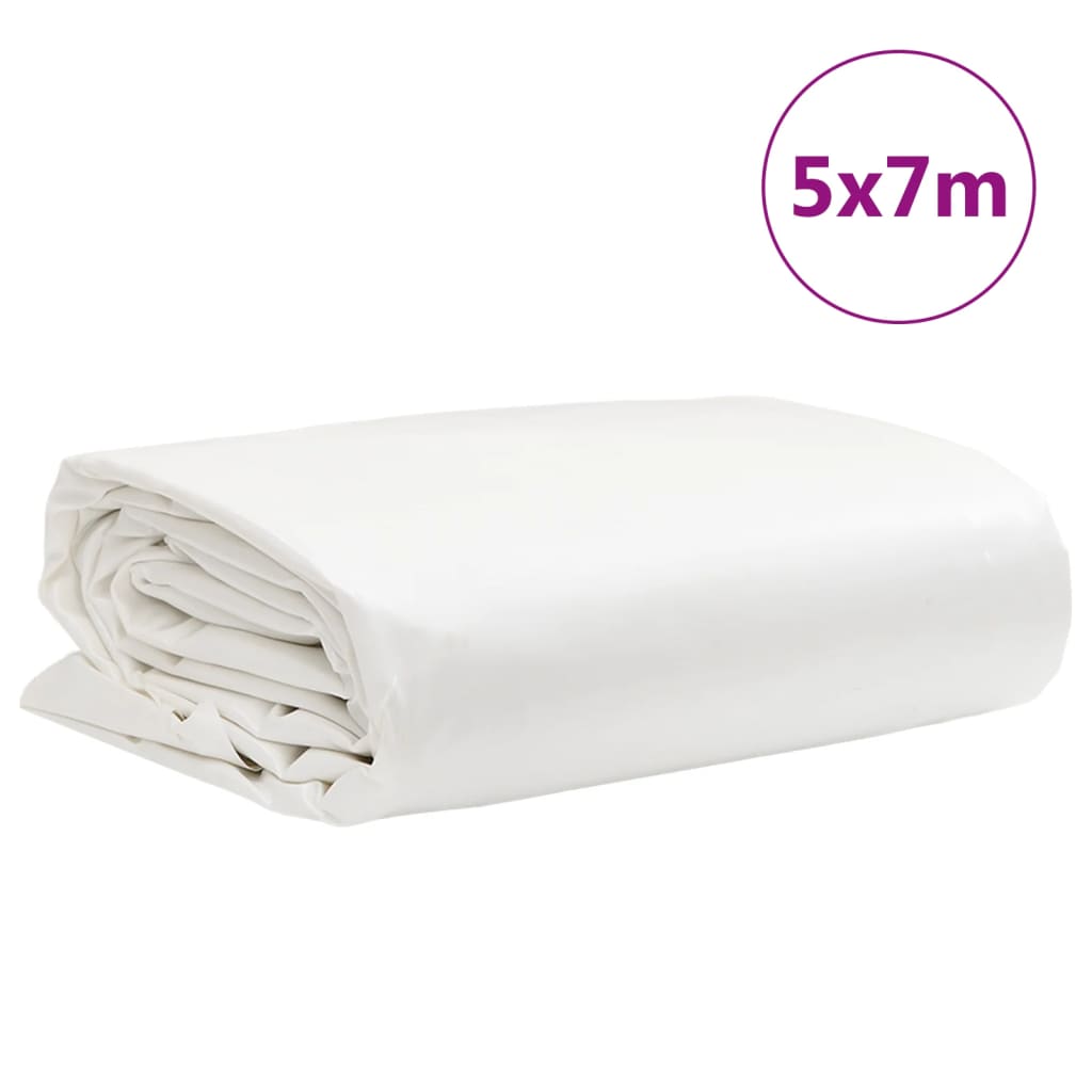 Cerada bijela 5 x 7 m 650 g/m²