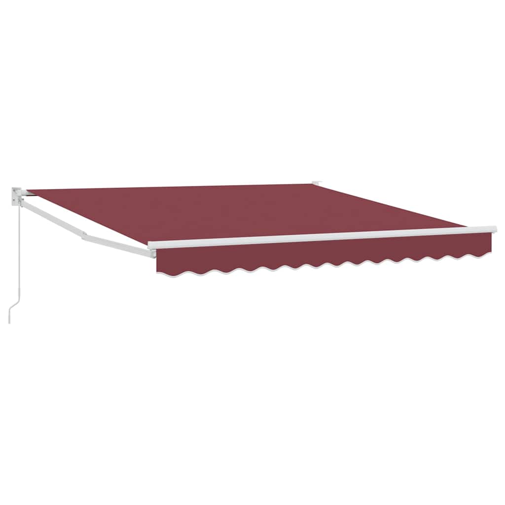Tenda na ručno uvlačenje bordo 300 x 250 cm
