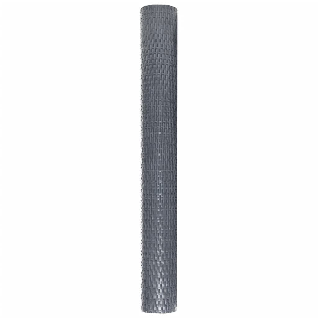 Balkonski zaslon antracit 1000 x 90 cm od poliratana