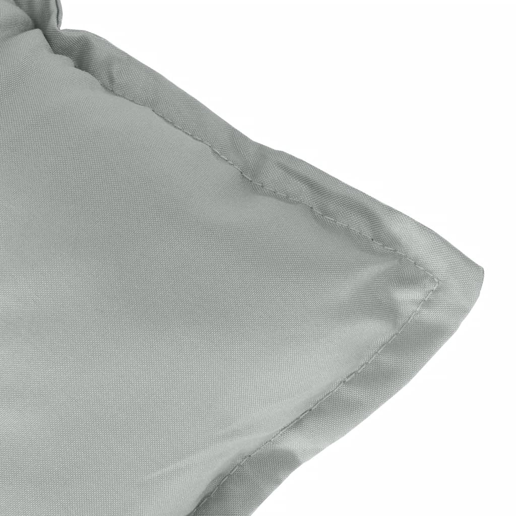 Jastuci za stolice 2 kom svjetlosivi 120x50x7 cm od tkanine