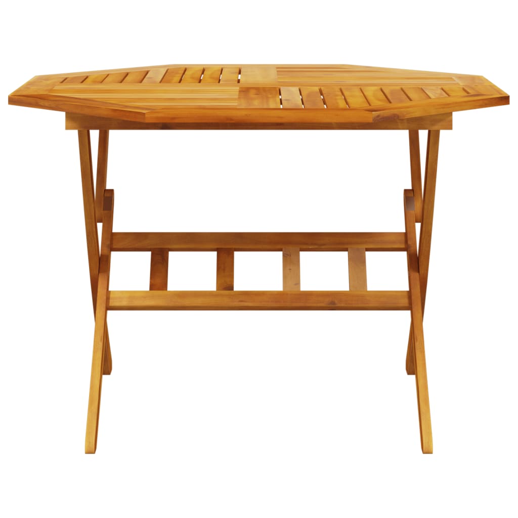 Sklopivi vrtni stol Ø110x75 cm od masivnog bagremovog drva