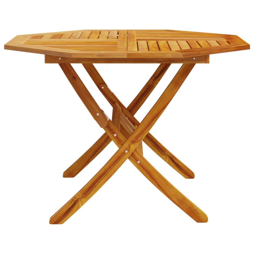 Sklopivi vrtni stol Ø110x75 cm od masivnog bagremovog drva