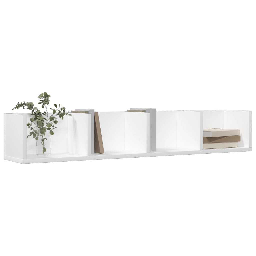 Zidni ormarići 2 kom bijeli 99x18x16,5 cm konstruirano drvo