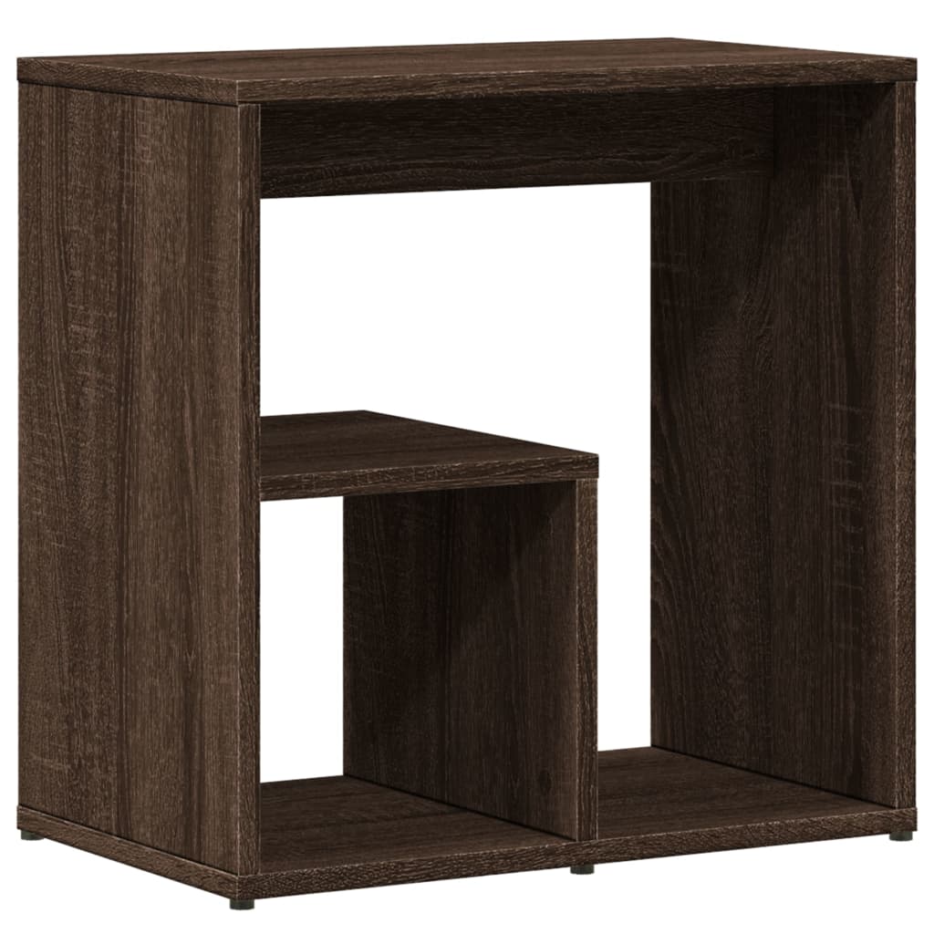 Bočni stolići 2 kom boja hrasta 50x30x50 cm konstruirano drvo
