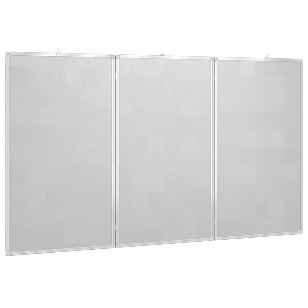 Magnetna bijela ploča sklopiva 120 x 100 x 1,7 cm aluminijska