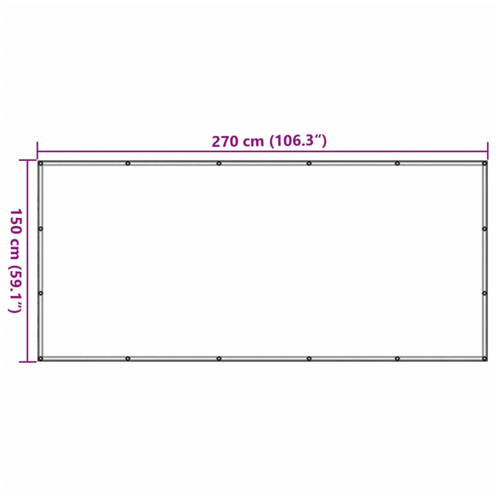 Mreža za prikolicu zelena 1,5x2,7 m HDPE