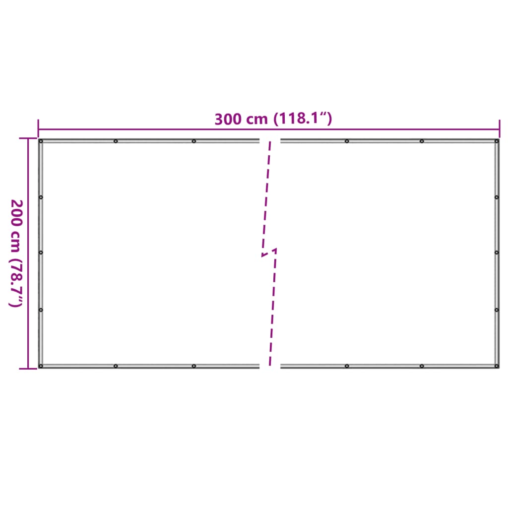 Mreža za prikolicu zelena 2x3 m HDPE