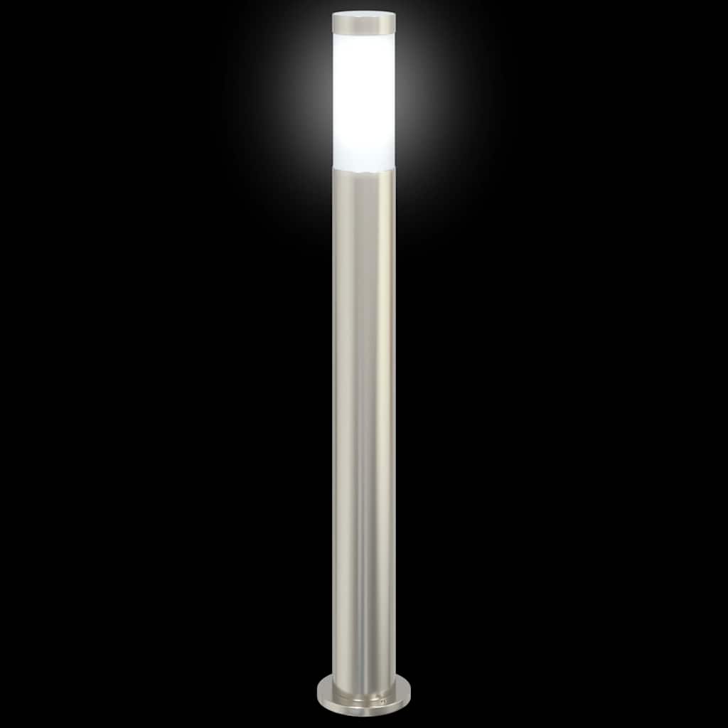 Stupić za zidne lampe 3 kom 80 cm od nehrđajućeg čelika IP44